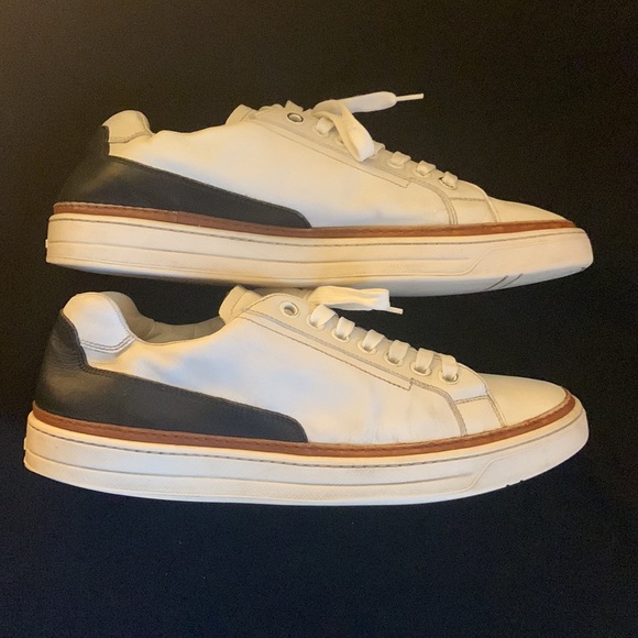 PRADA Nevada Calf Leather Sneakers - Picture 9 of 12